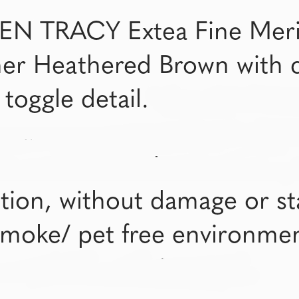 ELLEN TRACY - Super Chic Brown Sweater with Buckle Detail - Size: Large - Picture 5 of 13